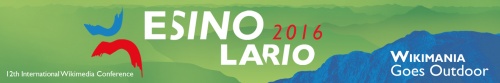Wikimania Esino Lario 2016 (logo for the bid).jpg